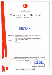 Destak-Marka Tescil Belgesi